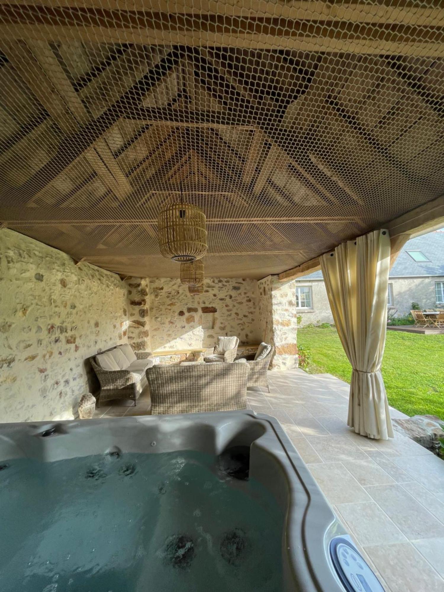 Les Cottages Du Manoir, Jacuzzi -Crozon Esterno foto